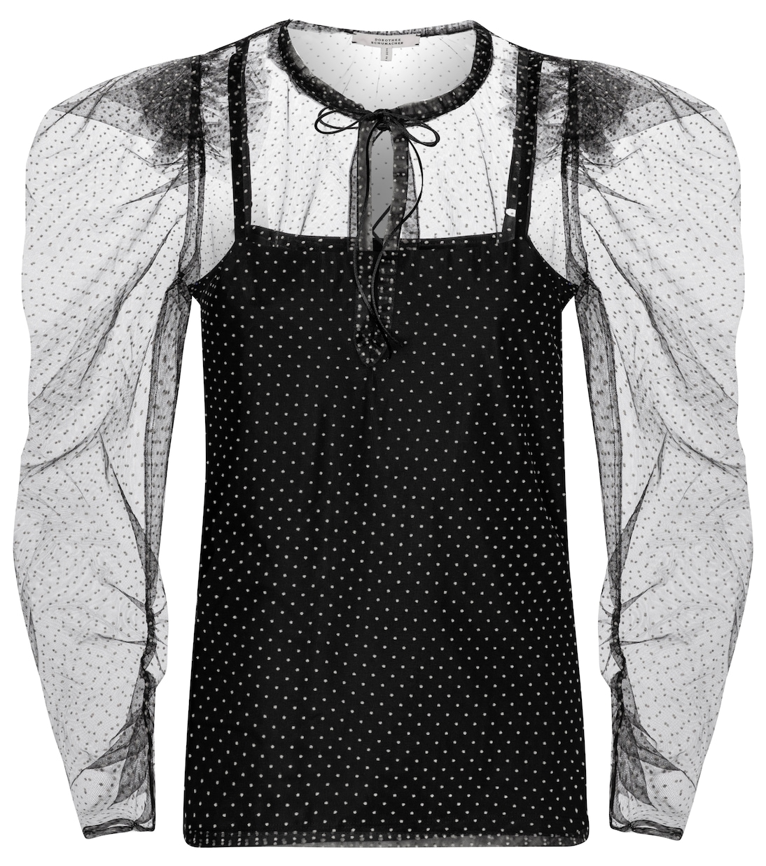 Playful Transparency polka-dot blouse | Dorothee Schumacher