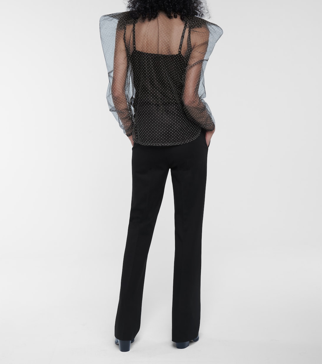 Playful Transparency polka-dot blouse | Dorothee Schumacher