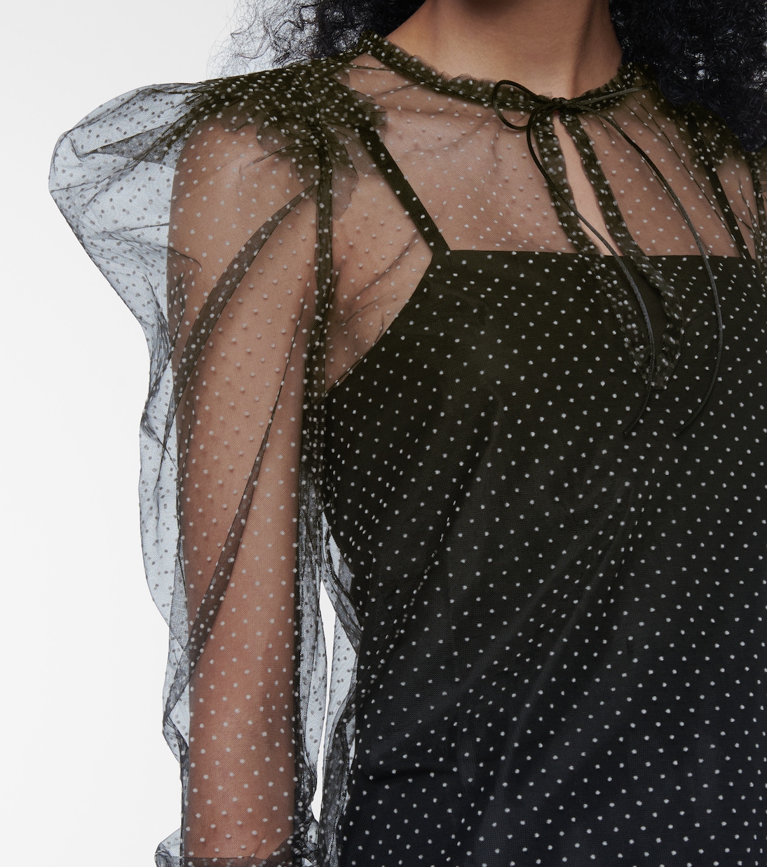 Playful Transparency polka-dot blouse | Dorothee Schumacher
