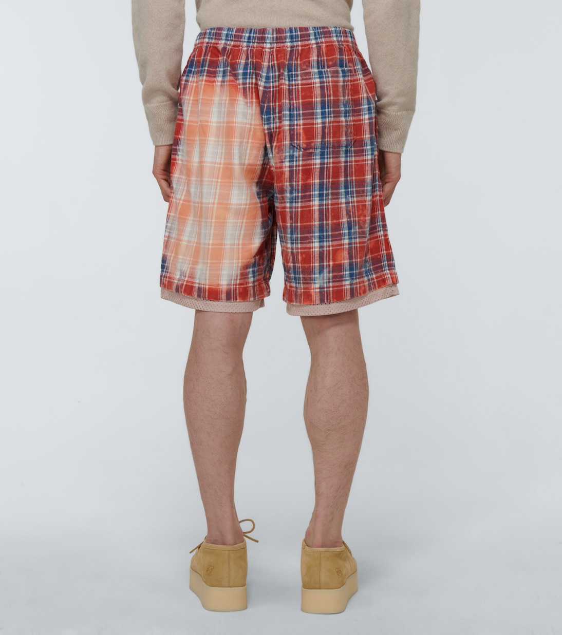 Flannel checked shorts | Acne Studios