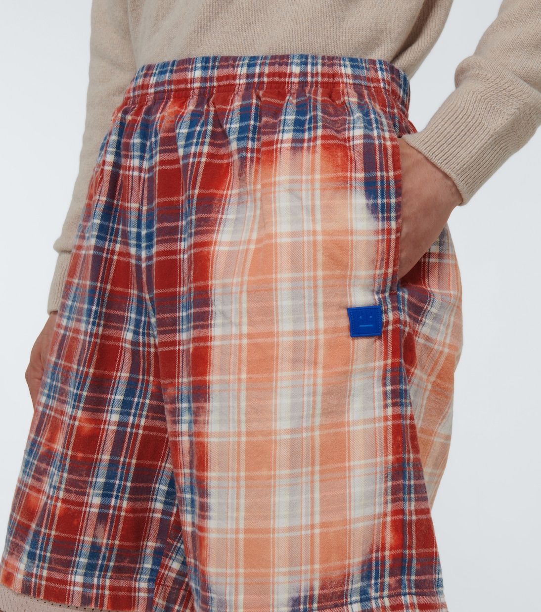 Flannel checked shorts | Acne Studios