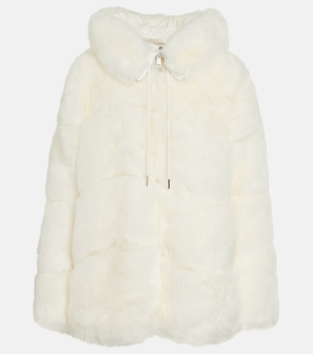 Epilobe faux fur down jacket | Moncler