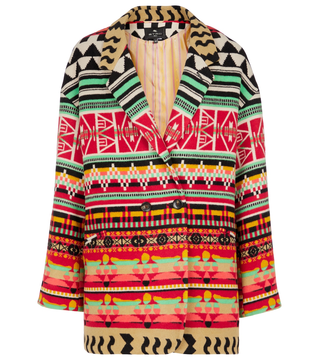 Wool-blend jacquard blazer | Etro