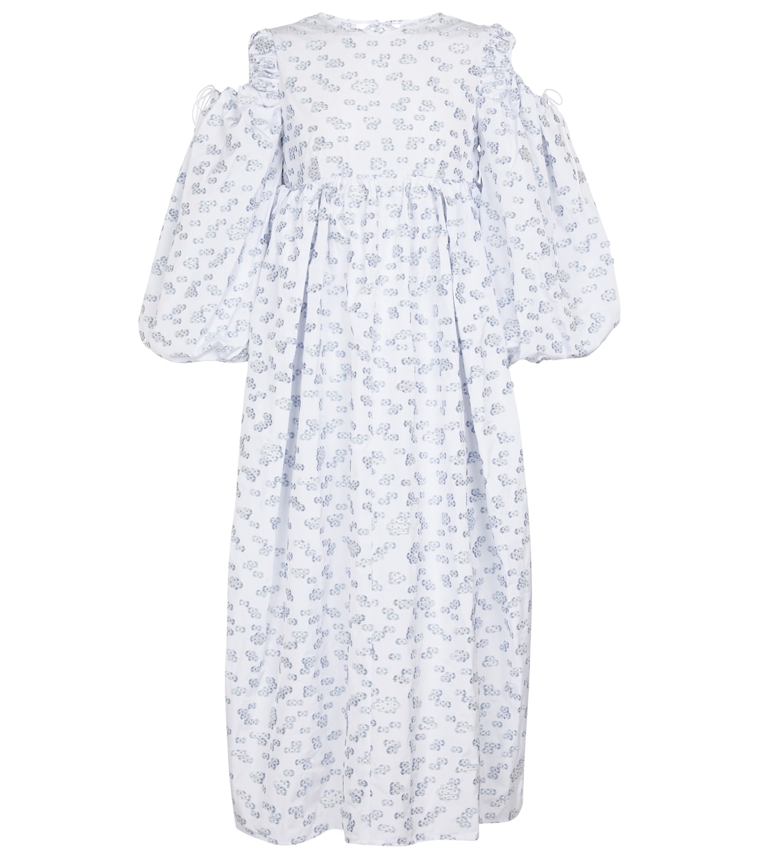 Jet cotton fil coupé midi dress | Cecilie Bahnsen