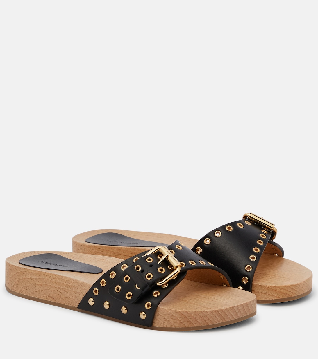 Verzierte Pantoletten Jaso aus Leder | Isabel Marant