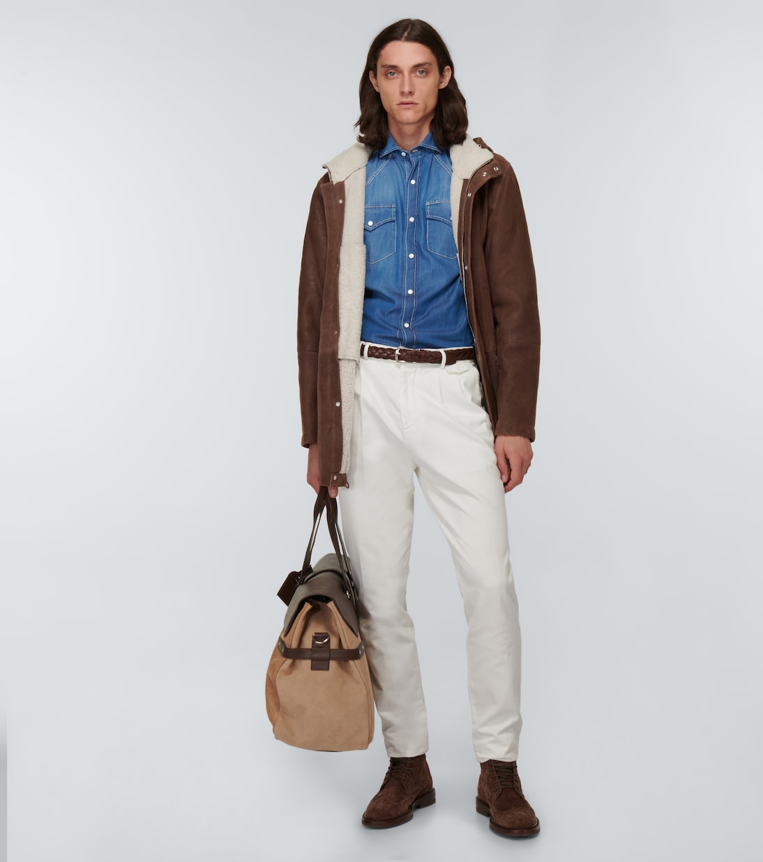 Camisa western de denim | Brunello Cucinelli