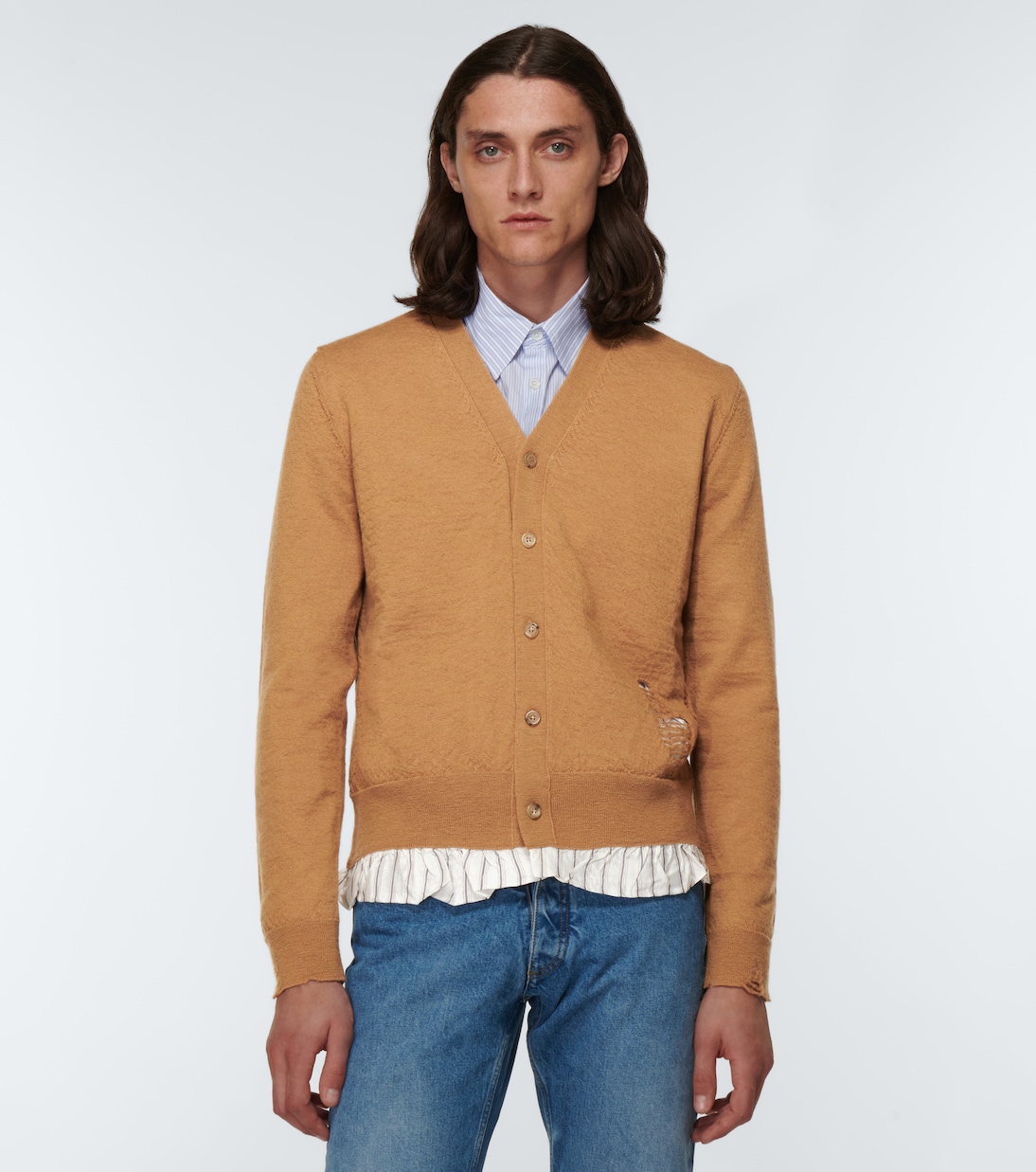 Cardigan Anonymity Of The Lining in lana | Maison Margiela
