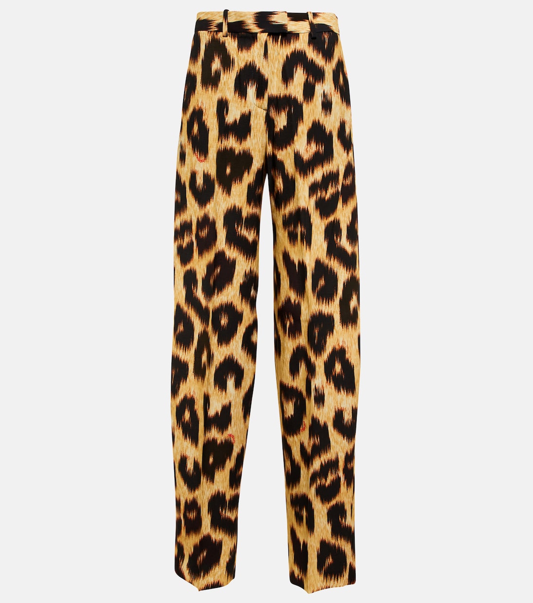 High-rise leopard-print pants | The Attico