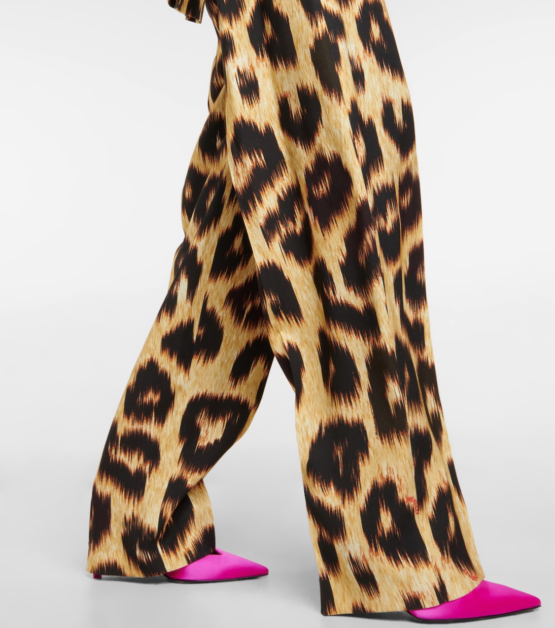 High-rise leopard-print pants | The Attico