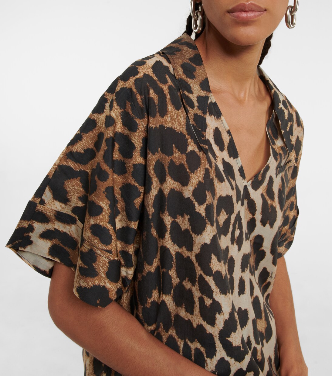 Top con estampado de leopardo | Ganni