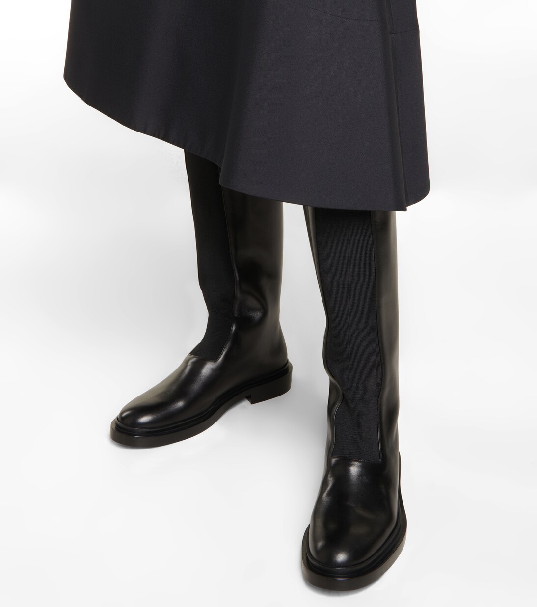 Botas Chelsea altas de piel | Jil Sander