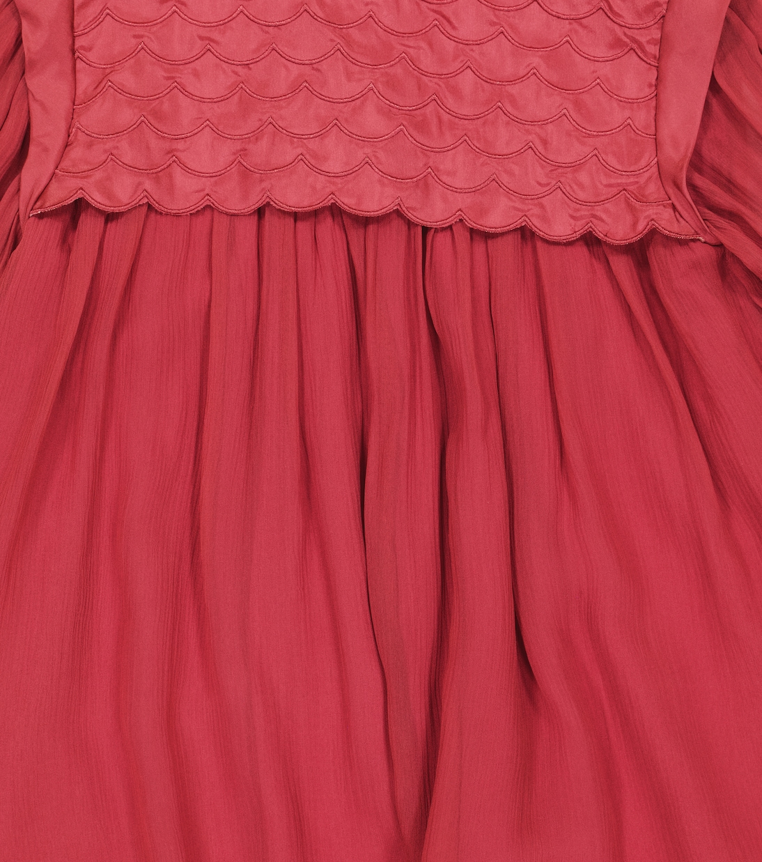 Kleid aus Seide | Chloé Kids