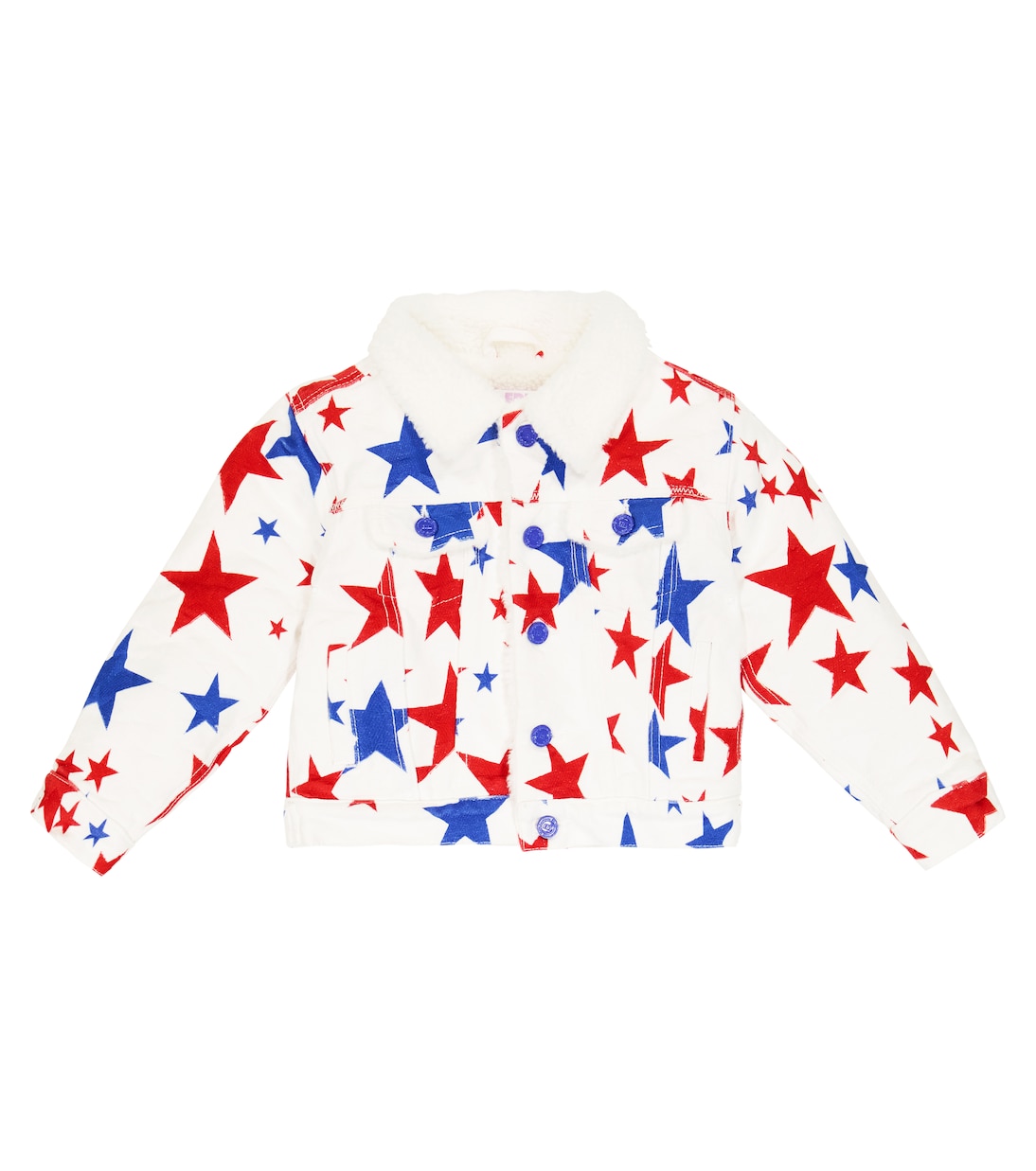 Giacca di jeans con shearling sintetico | ERL Kids