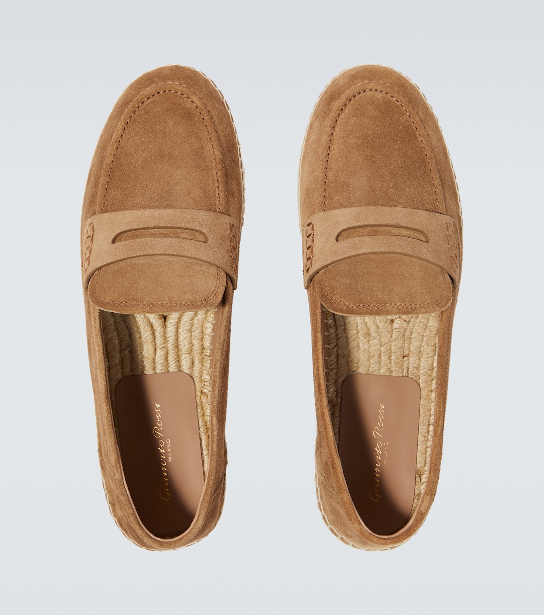 Espadrilles Lido aus Veloursleder | Gianvito Rossi