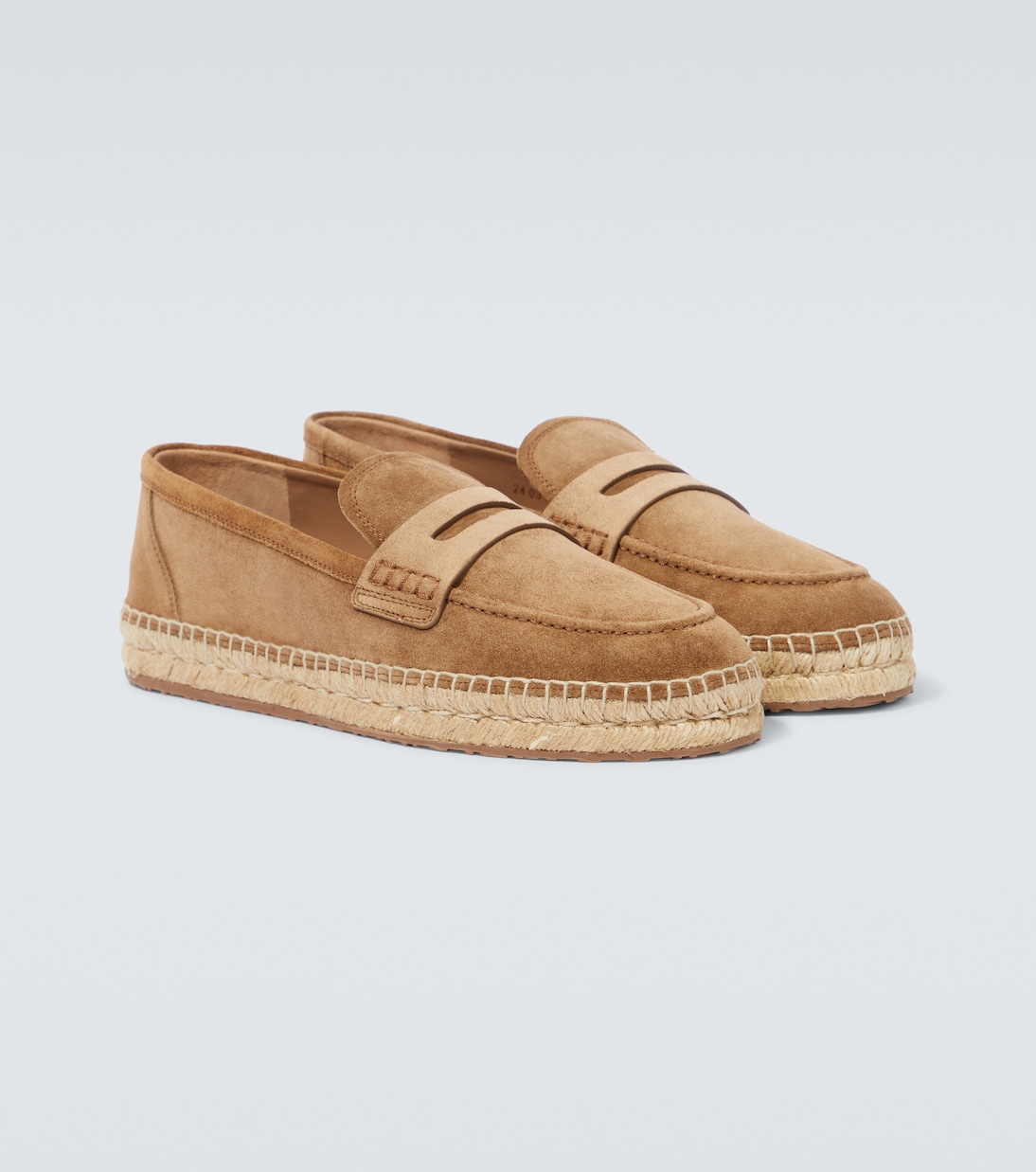 Espadrilles Lido aus Veloursleder | Gianvito Rossi