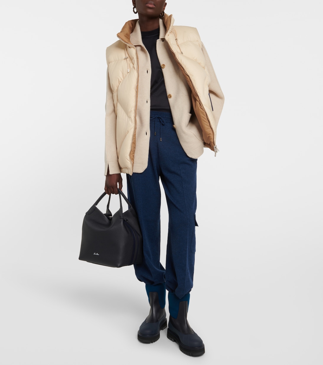 Veste doudoune sans manches matelassée | Loro Piana