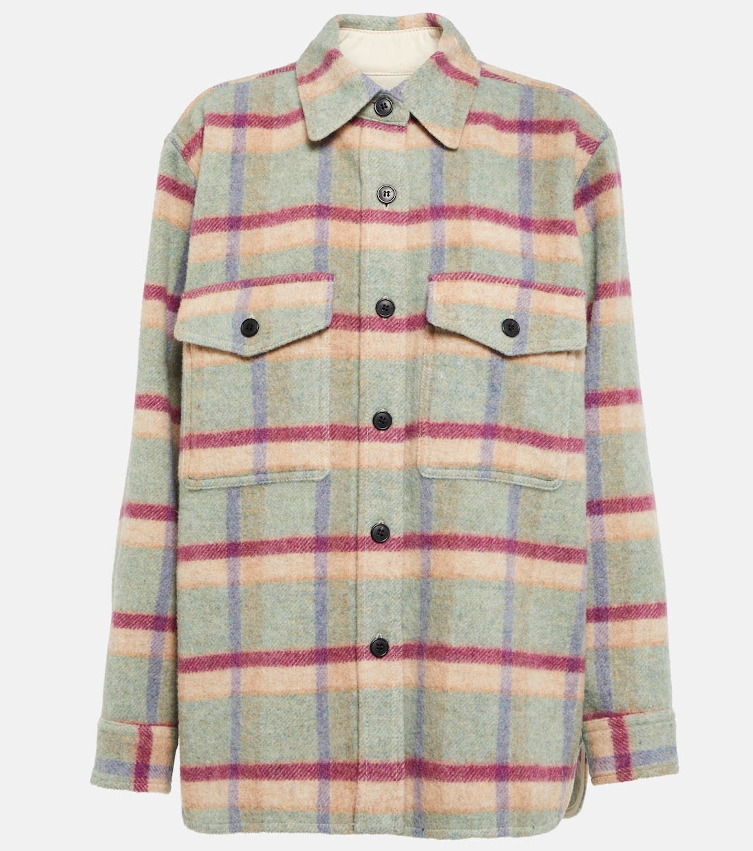 Faxon wool-blend shirt jacket | Marant Etoile