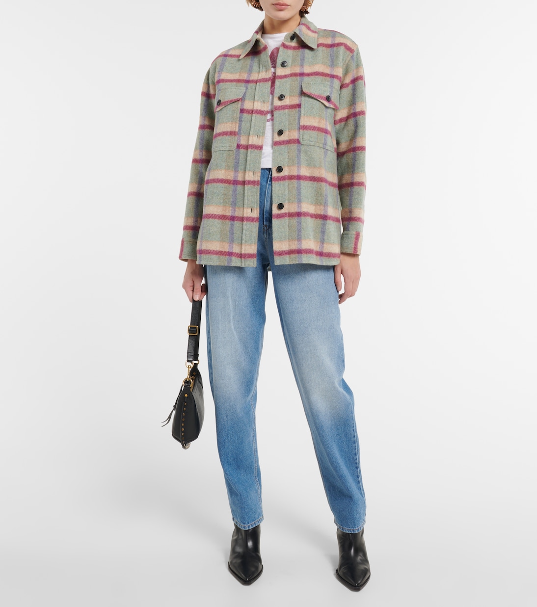 Faxon wool-blend shirt jacket | Marant Etoile