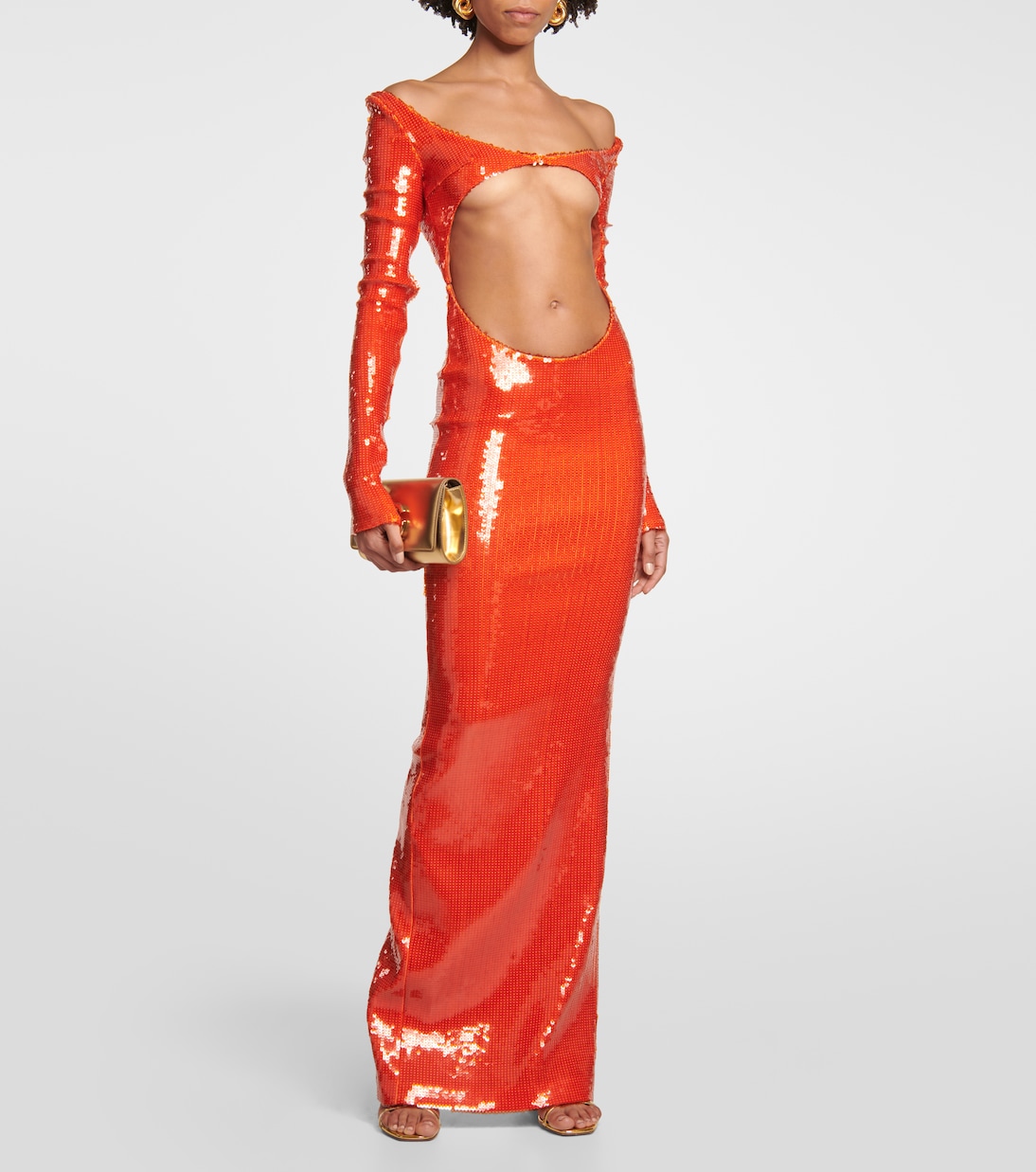 Robe longue à sequins | LaQuan Smith