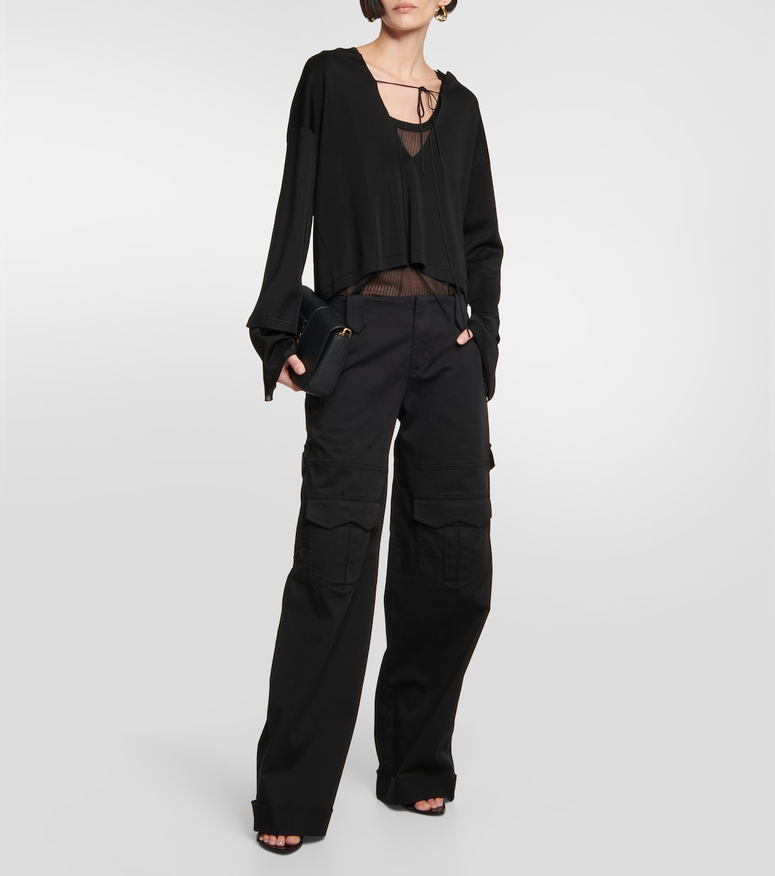 Pantalon cargo en coton mélangé | Tom Ford