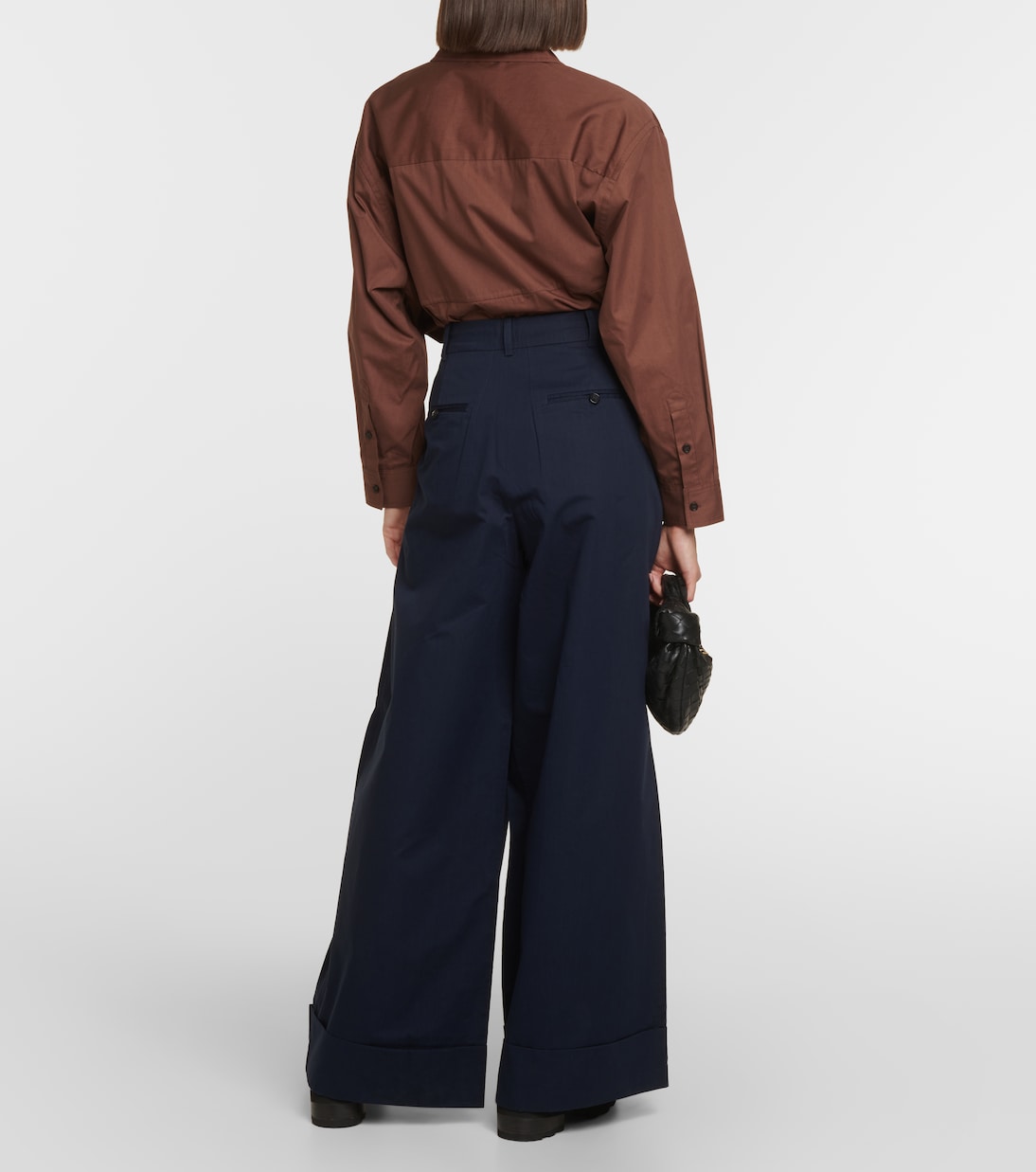 Pantalon ample en coton et soie | CO