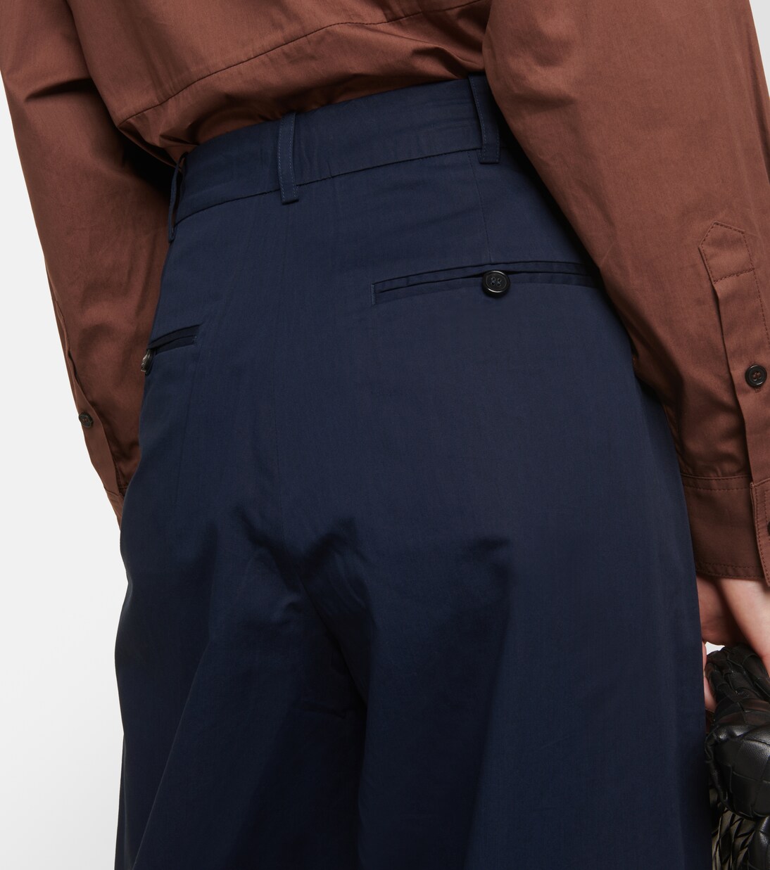 Pantalon ample en coton et soie | CO