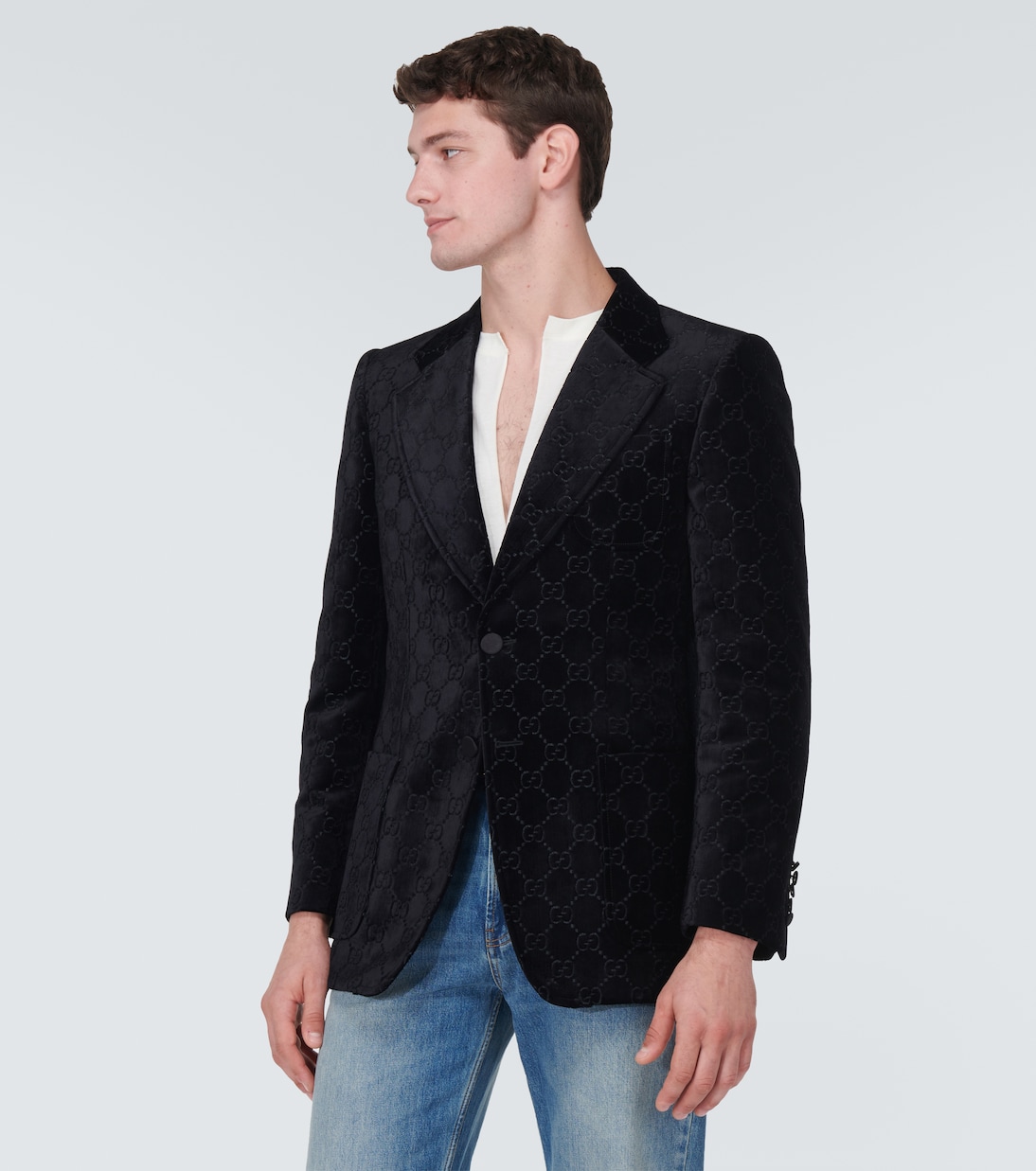 GG single-breasted blazer | Gucci