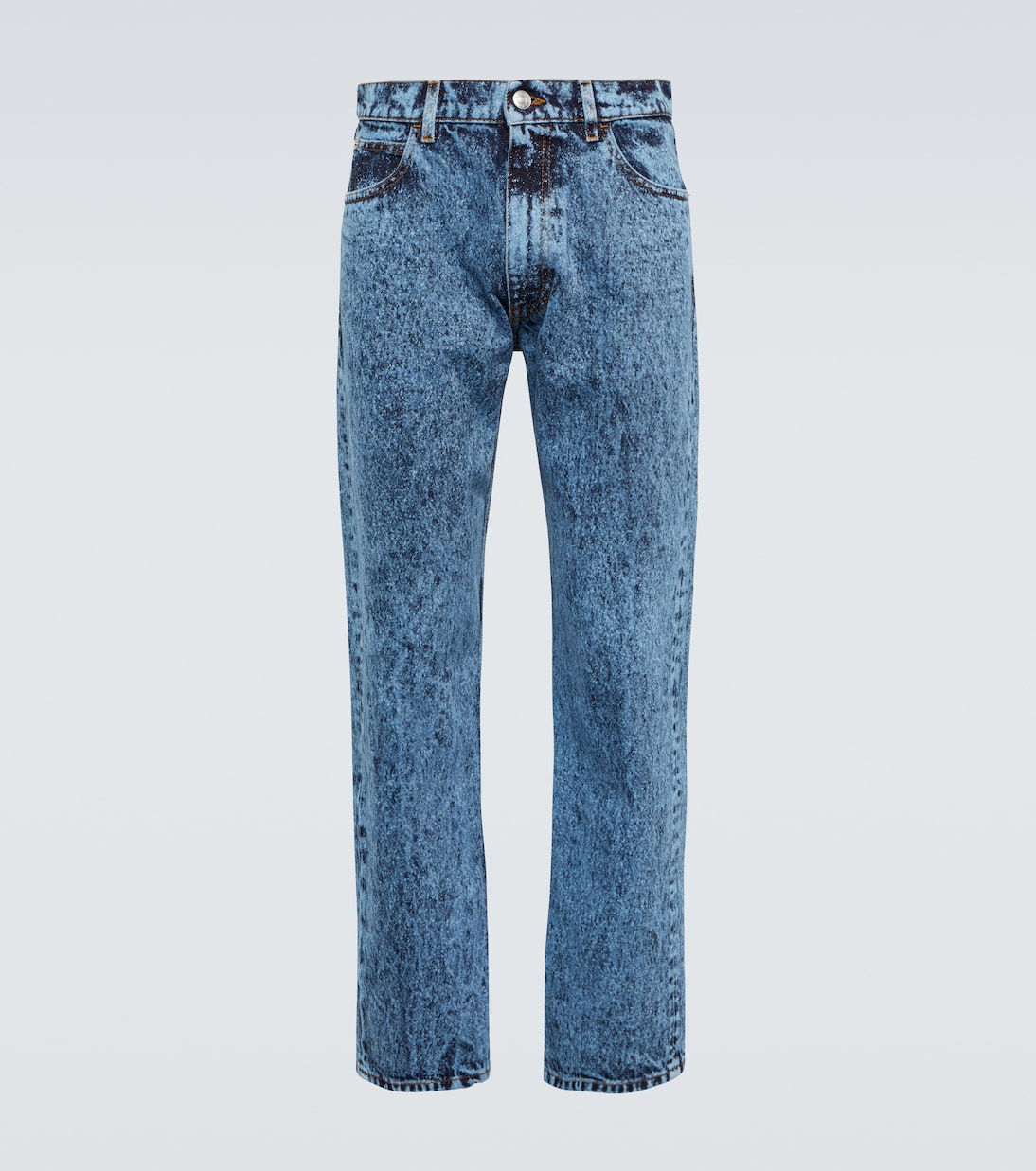Jeans anchos con piel | Marni