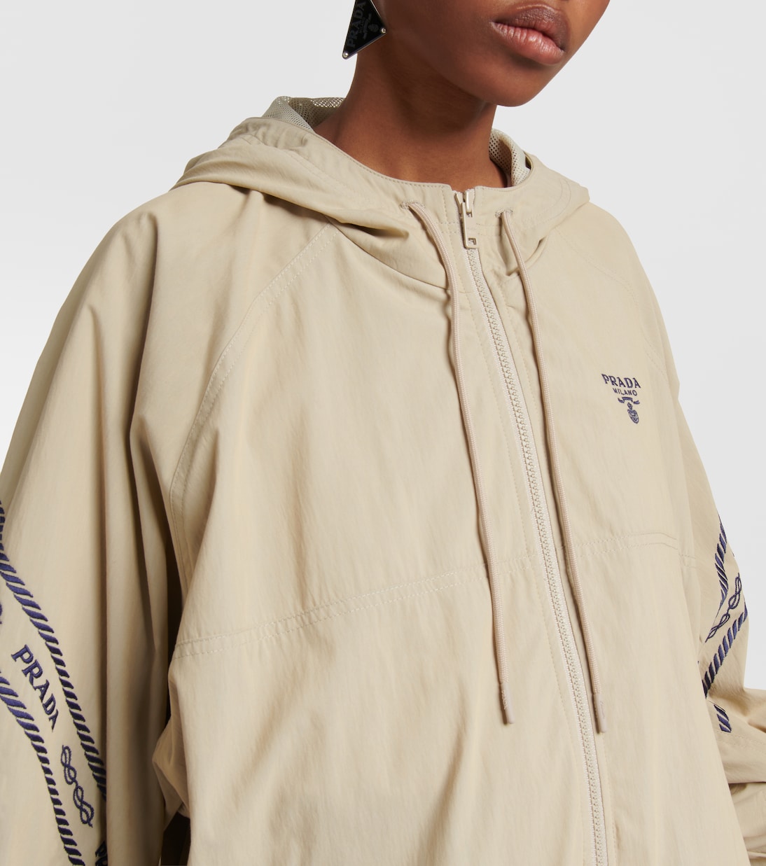 Jacke aus einem Baumwollgemisch | Prada