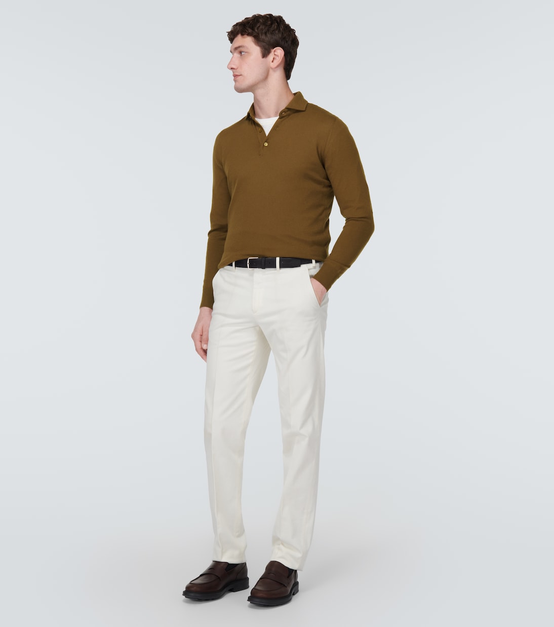 Cashmere polo sweater | Loro Piana