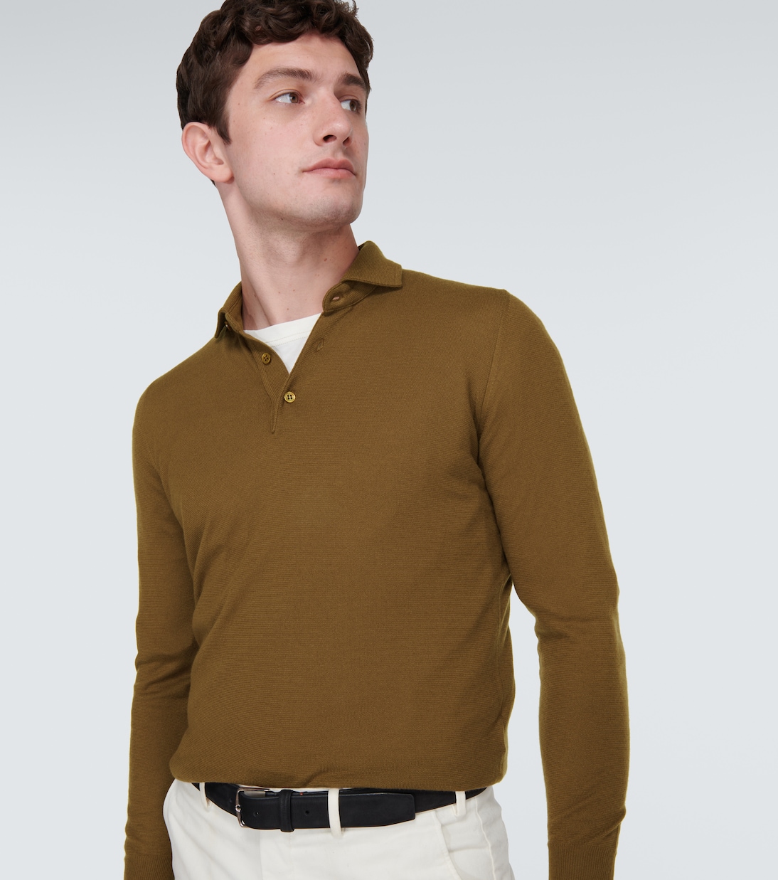 Cashmere polo sweater | Loro Piana
