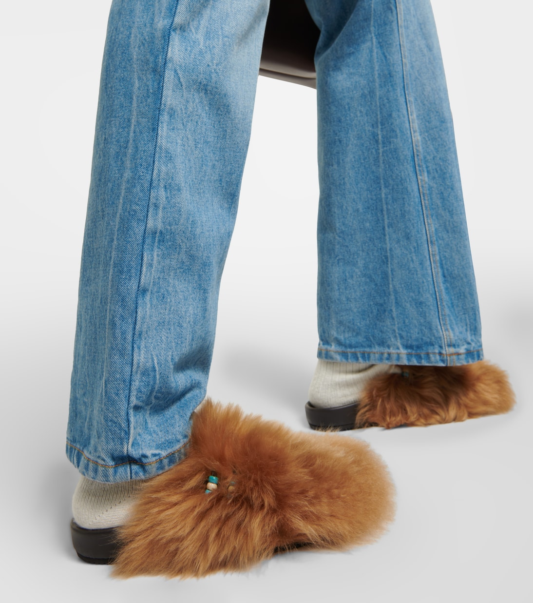 Journey shearling mules | Alanui