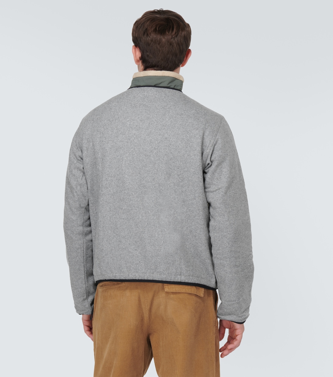 Dorg wool-blend zip-up sweater  | Ranra