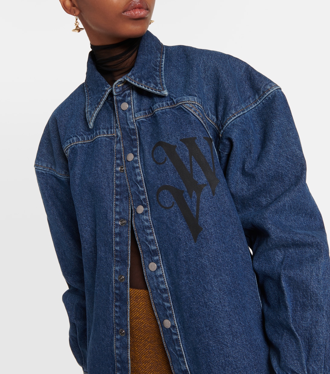 Camisa en denim con logo | Vivienne Westwood