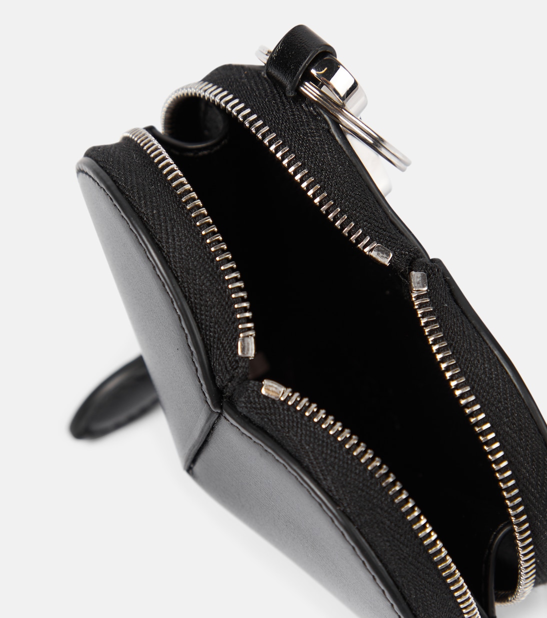 Portamonete in pelle ALAÏA Le Cœur, design mini per stile giovane