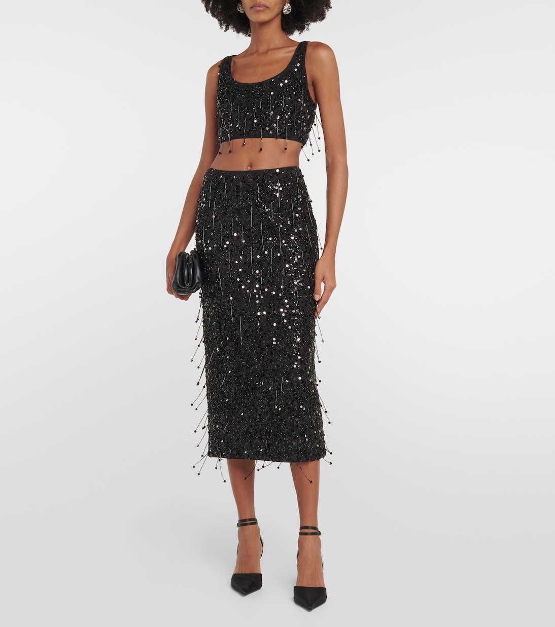 Gisele sequined midi skirt | Simkhai