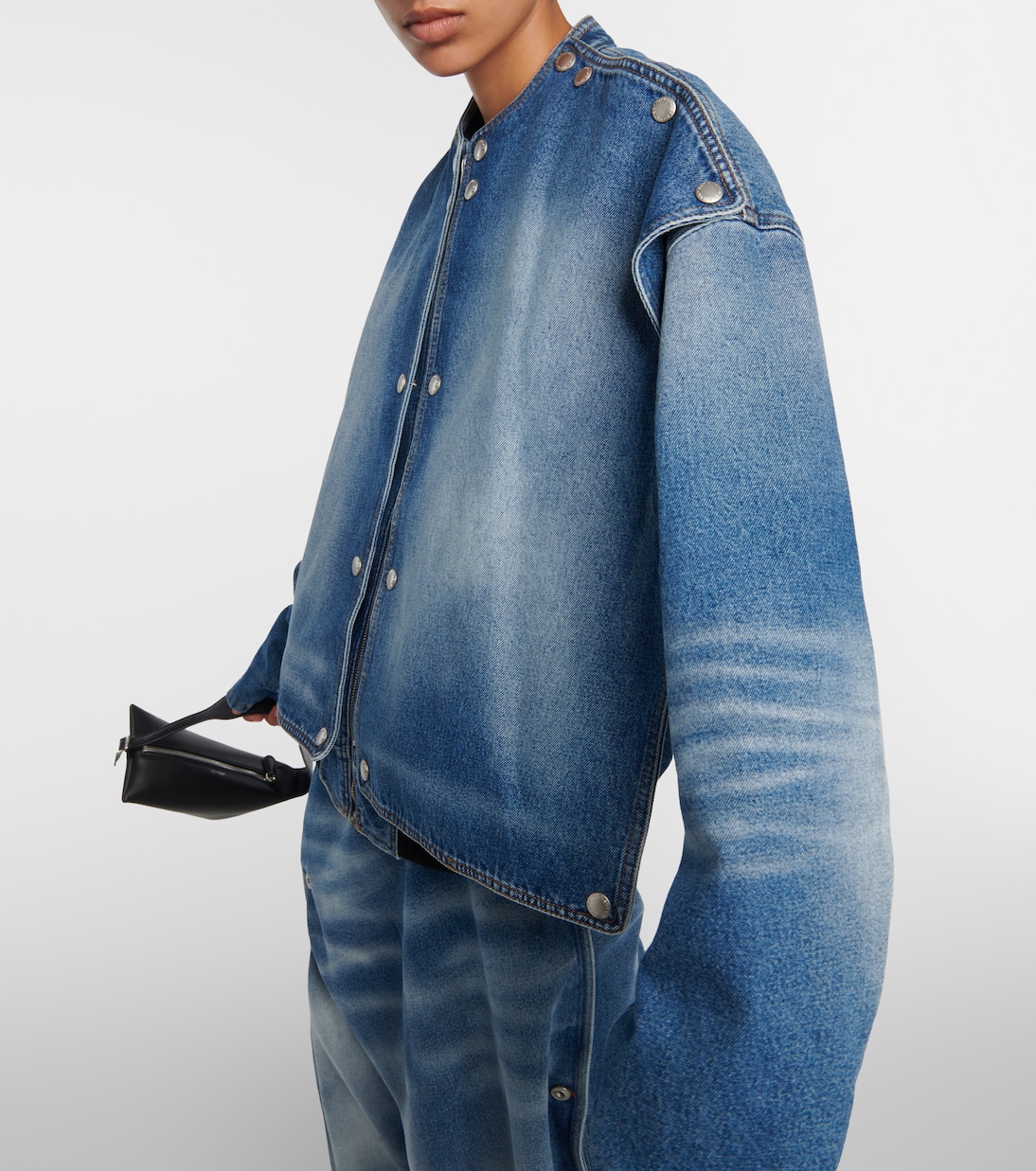 Snap Off denim bomber jacket | Y/Project