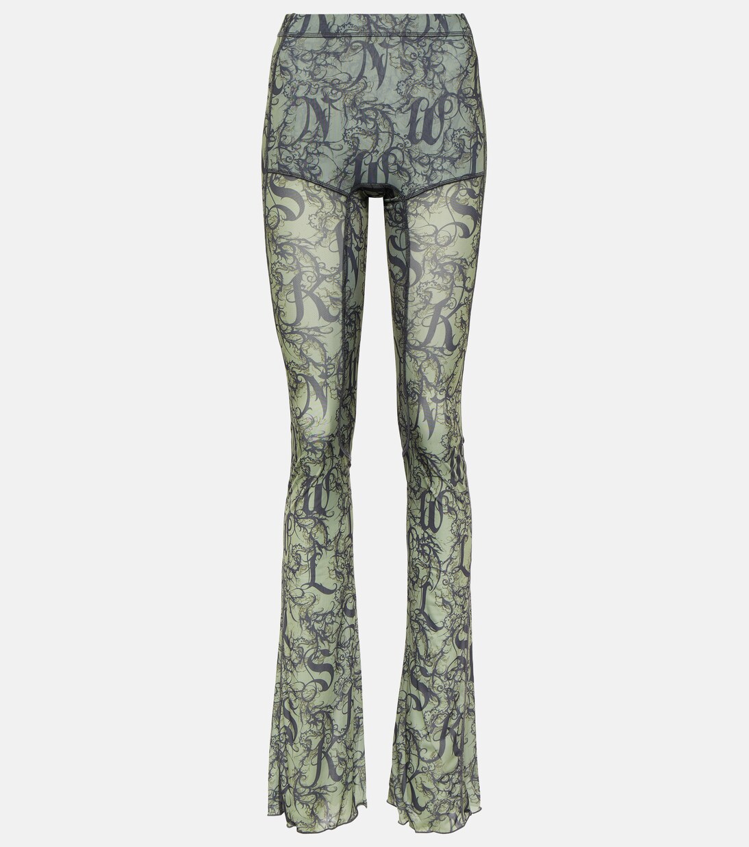 Halcyon printed flared pants | KNWLS