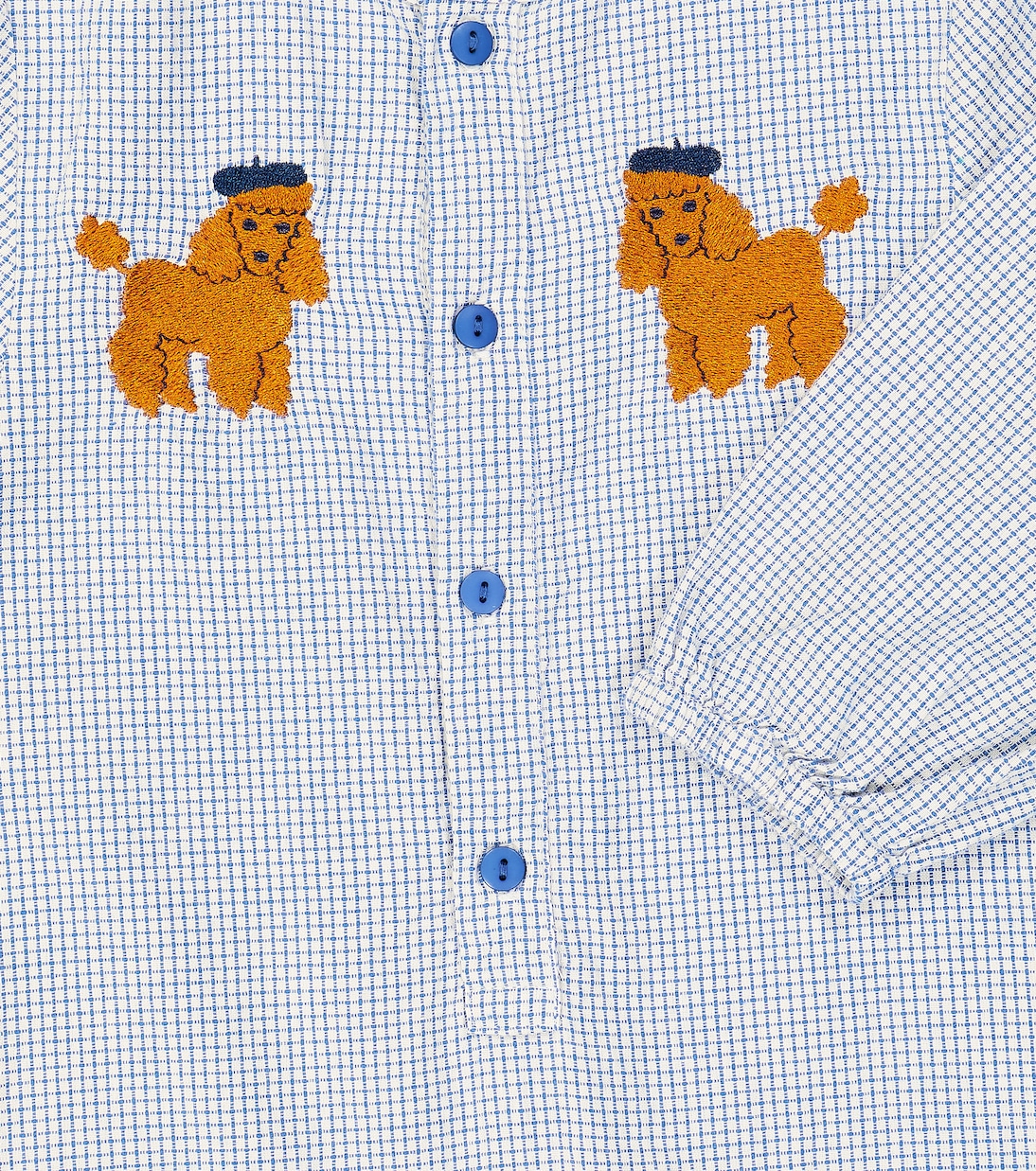Baby Tiny Poodle cotton playsuit  | Tinycottons