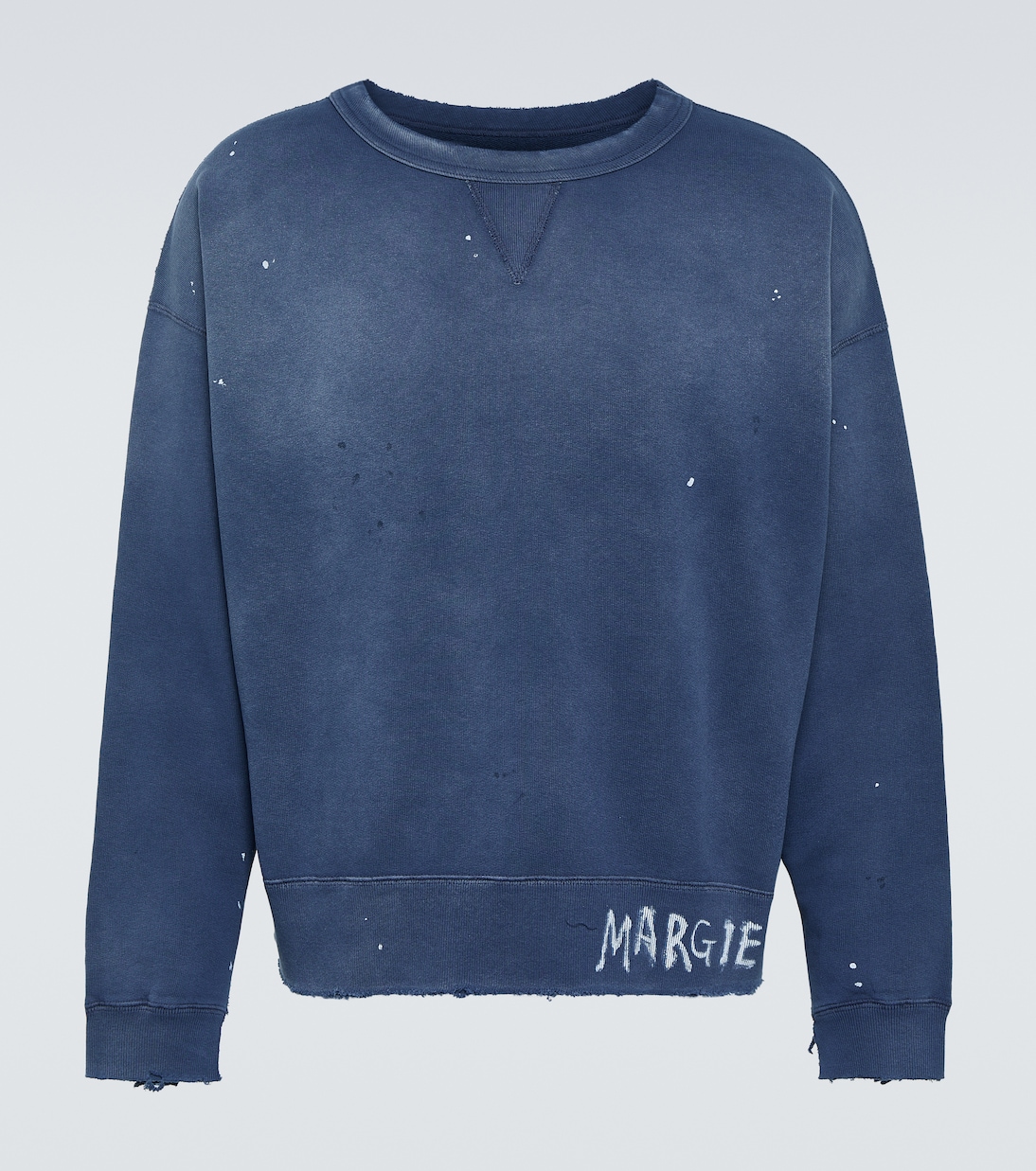 Felpa in jersey di cotone con stampa | Maison Margiela