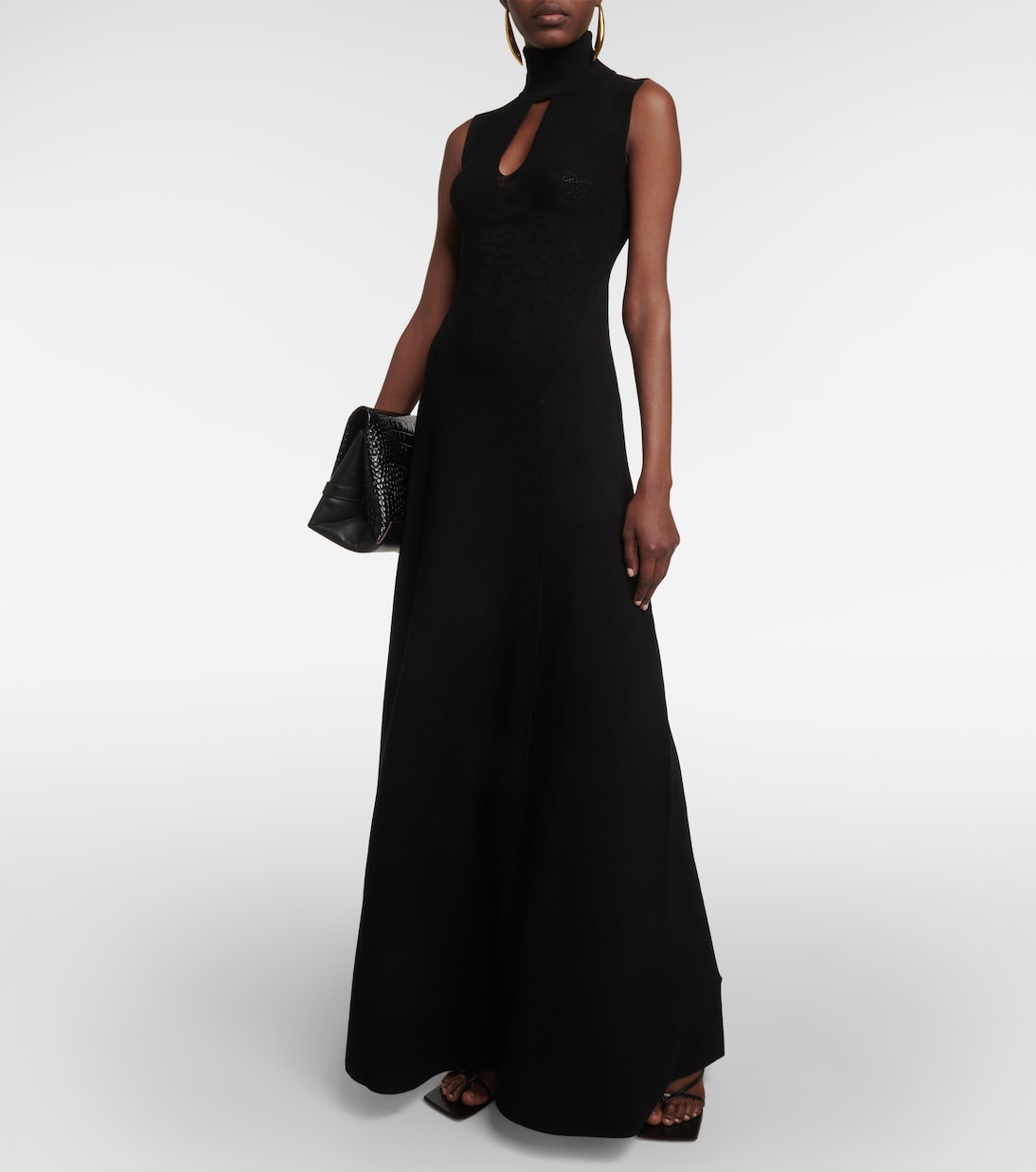 Maxikleid aus Pointelle-Strick | Victoria Beckham