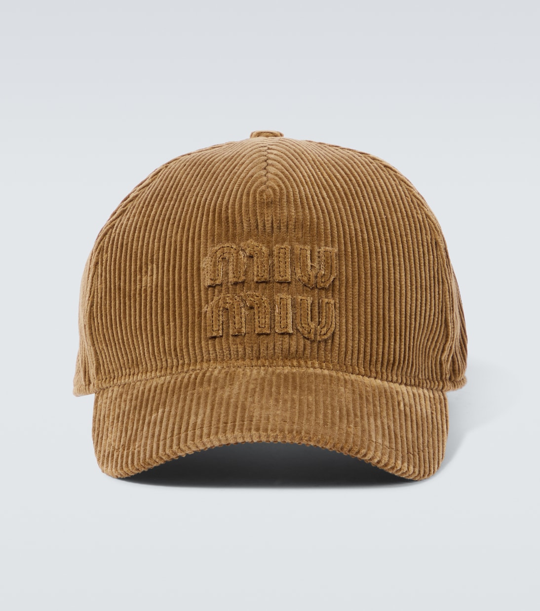 Cappello da baseball in velluto a coste | Miu Miu