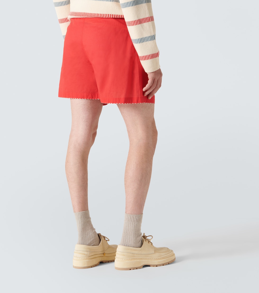 Monday printed cotton shorts | Bode