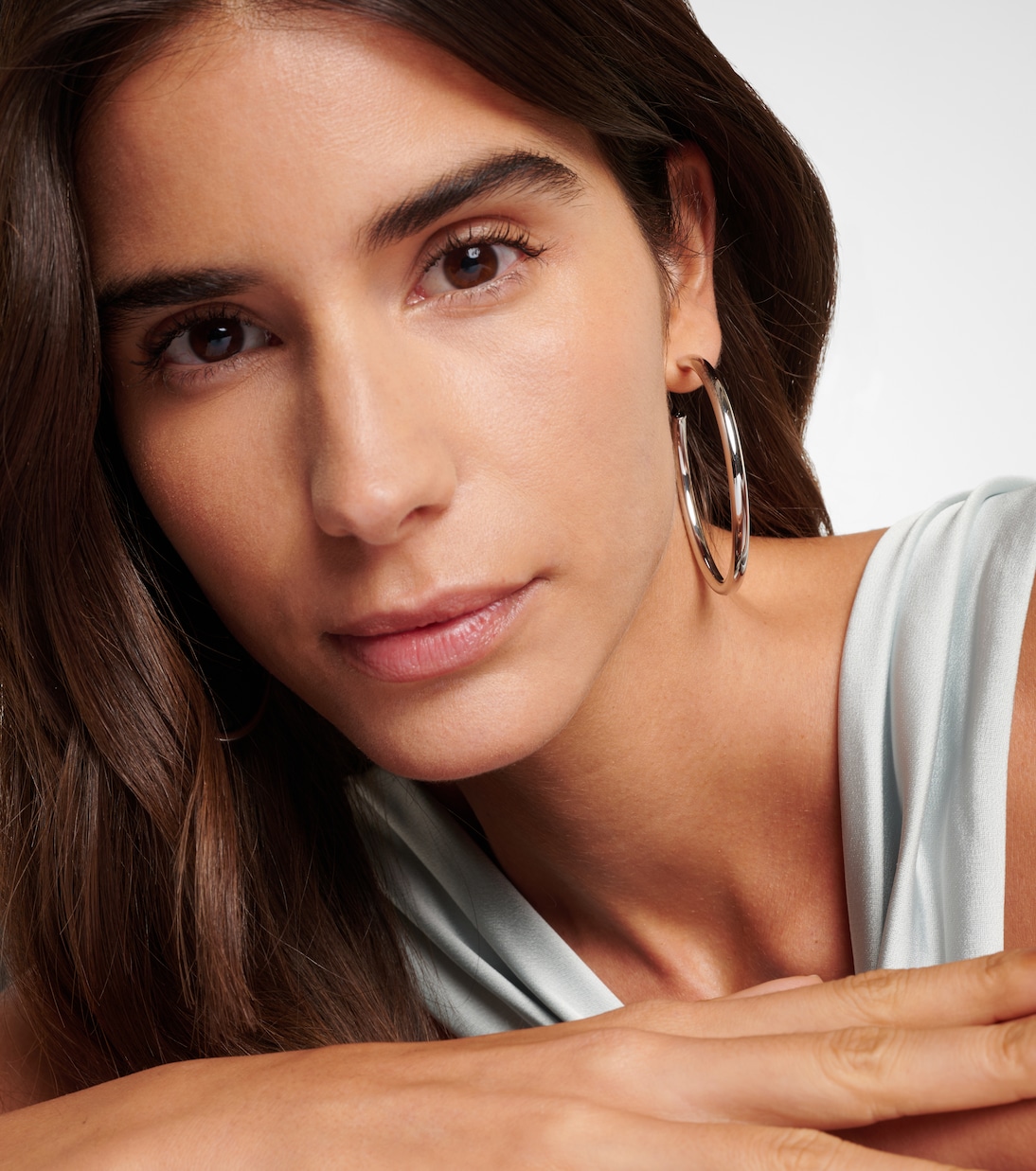 14kt gold-plated hoop earrings | Jennifer Fisher