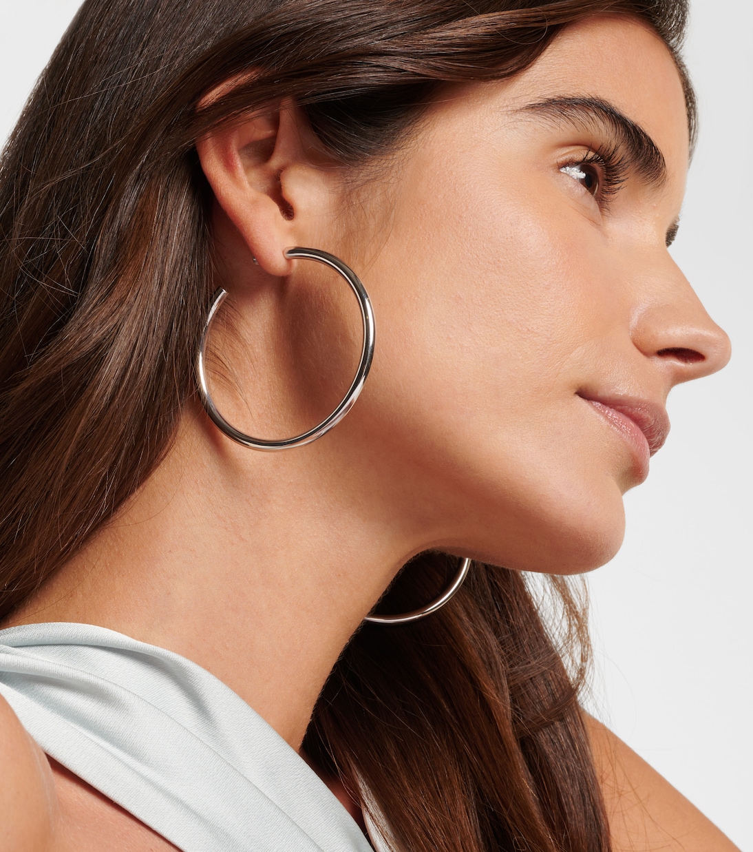14kt gold-plated hoop earrings | Jennifer Fisher