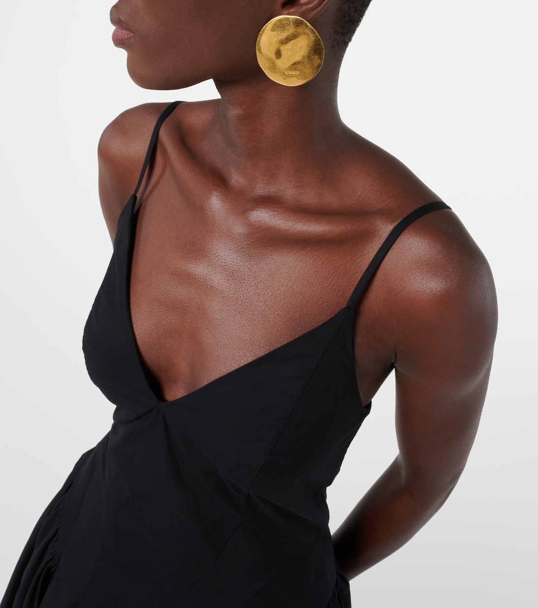Solene cotton poplin midi dress | Tove
