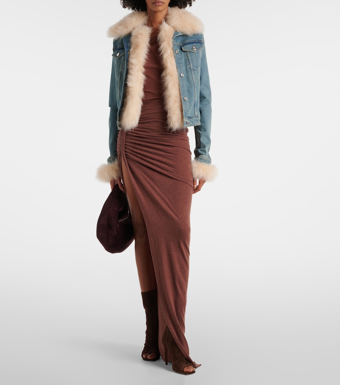 Stivaletti Amanda in suede | Paris Texas
