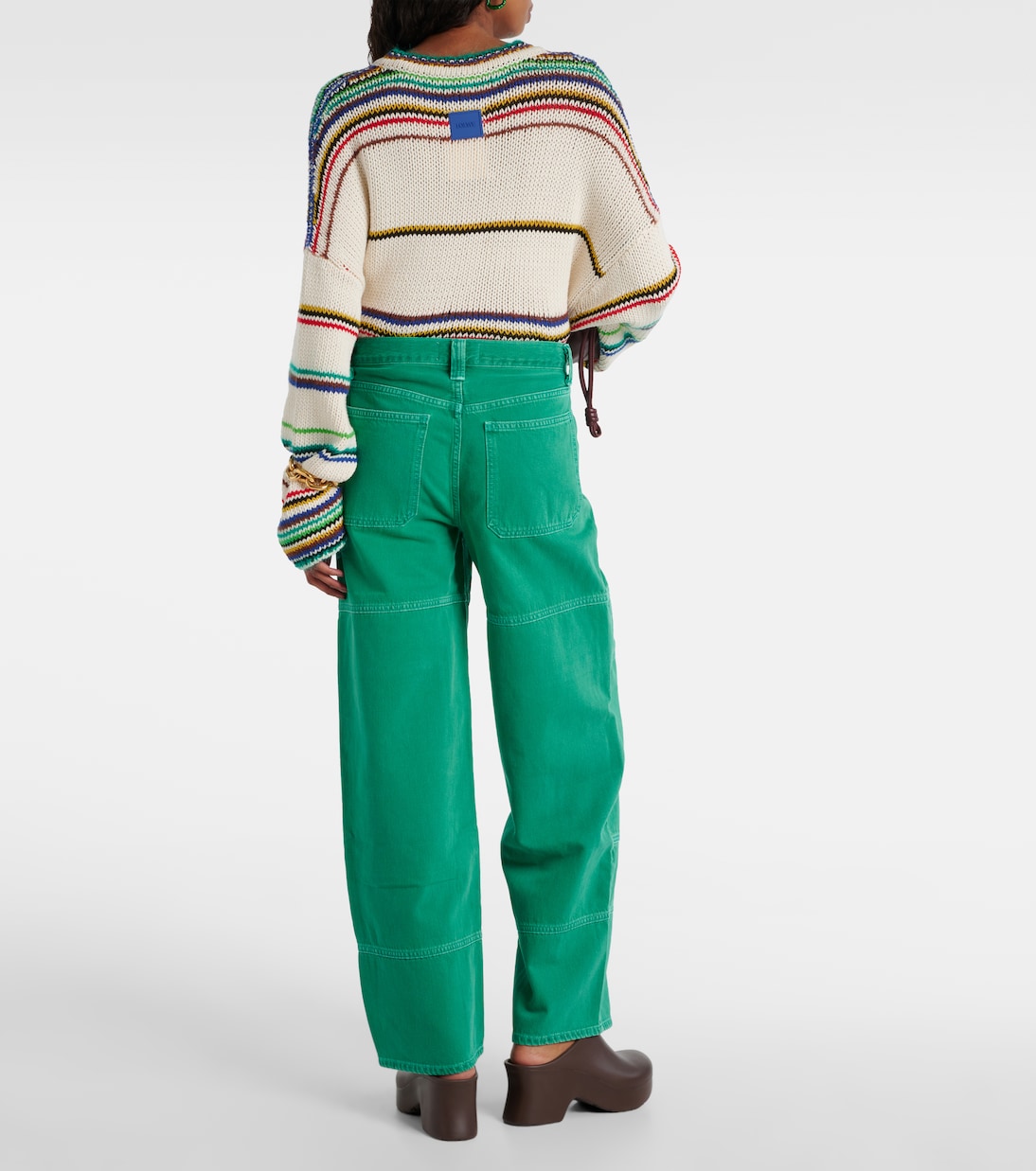 Jean cargo Tanis à taille haute | Agolde