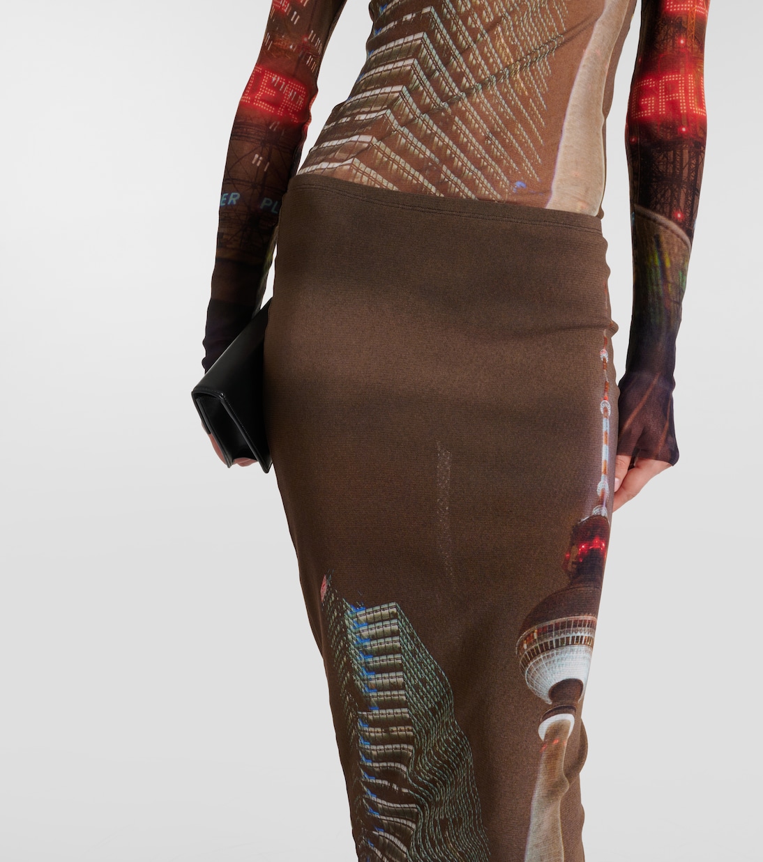 X Shayne Oliver Maxirock City aus Tüll | Jean Paul Gaultier