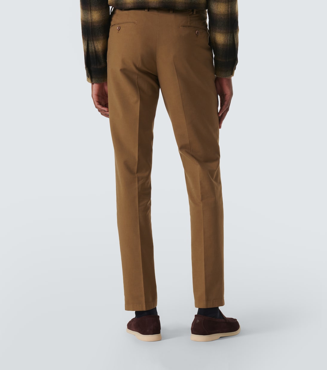 Pantalones chinos Carlo de satén | Loro Piana